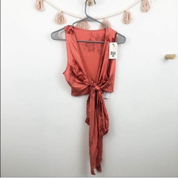 Billabong Coral Wrap It Up Tie Top - Picture 4 of 8